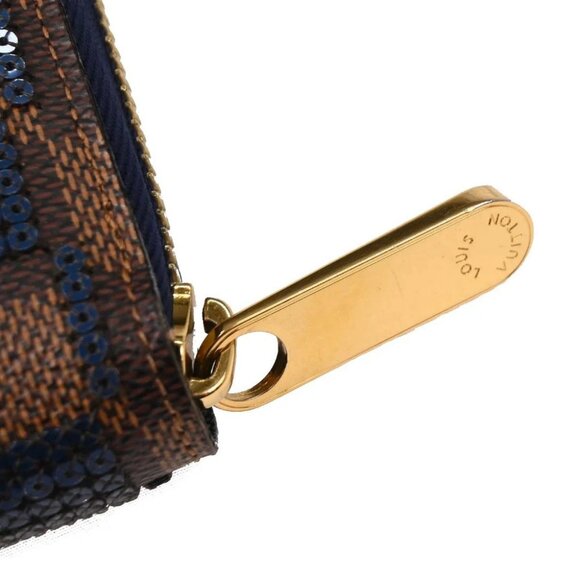 Louis Vuitton Blue Damier Payette Zippy Wallet - Picture 4 of 7